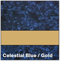 Celestial Blue/Gold LASERMAX 1/16IN - Rowmark LaserMax